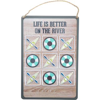 River 8.5" x 12.5" Magnetic Tic Tac Toe Board