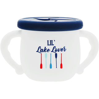 Lake Lover 3.5" Silicone Snack Bowl with Lid