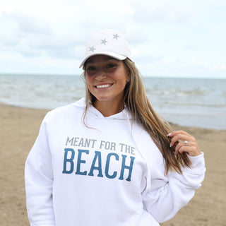 The Beach White Unisex Hooded Sweatshirt
