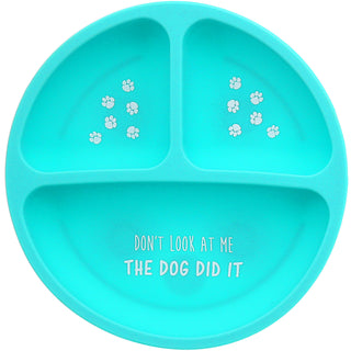 The Dog 7.75" Divided Silicone Suction Plate