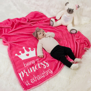 Princess 40" x 50" Royal Plush Toddler Blanket