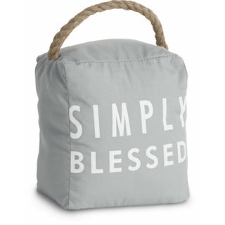 Simply Blessed 5" x 6" Door Stopper