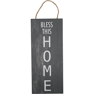 Bless This Home 5" x 12" Plaque