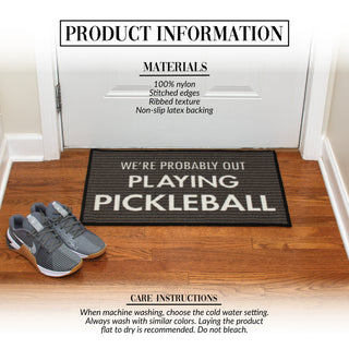 Pickleball 27.5" x 17.75" Floor Mat