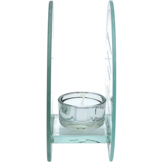 The Journey 6" Mirrored Glass Candle Holder