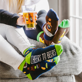 Beer Cotton Blend Ankle Socks