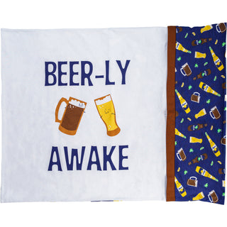 Beer-ly Awake 20" x 26" Pillowcase