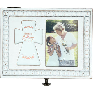 Pray 6.5" x 5" Prayer Box with Photo Frame
(Holds 2.25" x 3.25" Photo)
