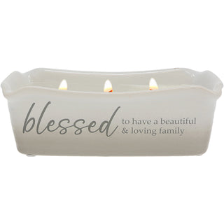 Blessed 12 oz - 100% Soy Wax Reveal Triple Wick Candle
Scent: Tranquility