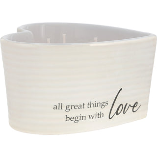 Love 8 oz - 100% Soy Wax Reveal Triple Wick Candle with Matches
Scent: Vanilla