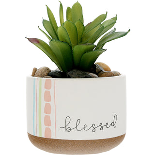 Blessed 5" Artificial Potted Plant