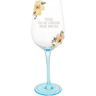Gorgeous Friend 16 oz Wine Glass