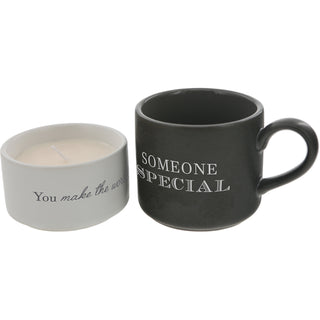 Someone Special Stacking Mug and Candle Set
100% Soy Wax Scent: Tranquility