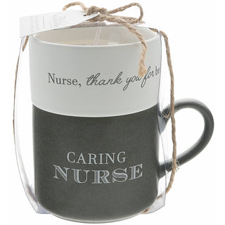 Nurse Stacking Mug and Candle Set
100% Soy Wax Scent: Tranquility