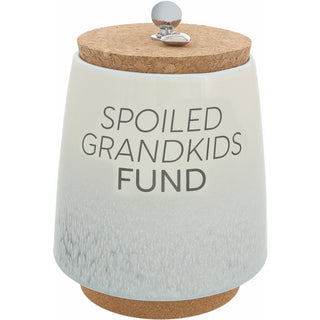 Spoiled Grandkids 6.5" Ceramic Savings Bank
