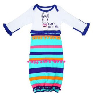 Party Llama Gown with Mitten Cuffs