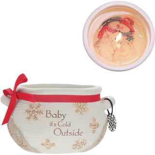 Cold Outside 9 oz - 100% Soy Wax Reveal Candle
Scent: Winter Snow