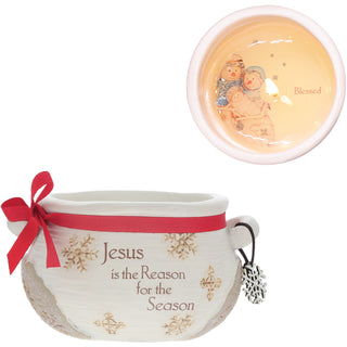 Jesus 9 oz - 100% Soy Wax Reveal Candle
Scent: Winter Snow