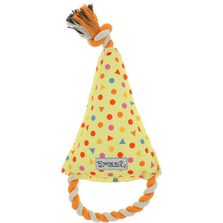 Party Animal Canvas Dog Toy on a Rope
