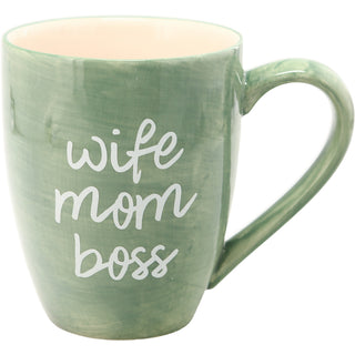 Wife Mom Boss 20 oz Cup