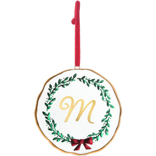M 4" Monogram Ornament