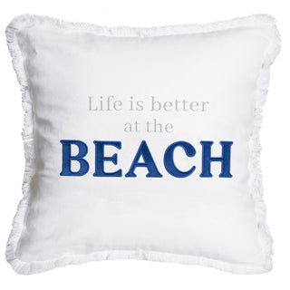 Beach 18" Throw Pillow Cover