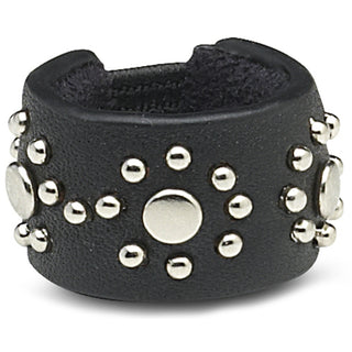 Stud Leather Ring
