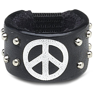 Peace Leather Ring
