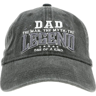 Dad Dark Gray Washed Cotton Twill Hat