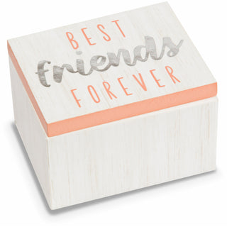 Best Friends 2.25" x 1.2" x 1.5" MDF Trinket Box