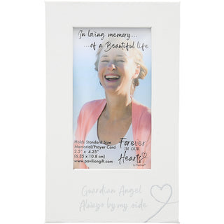 By My Side Visor Memorial Photo Frame with Magnet (Holds 2.5" x 4.25" Photo or Memorial Card)