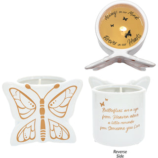 Sign From Heaven 8 oz 100% Soy Wax Reveal Butterfly Candle
Scent: Tranquility