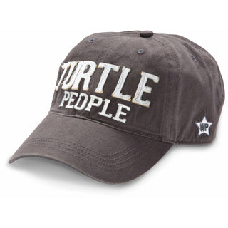 Turtle People Dark Gray Adjustable Hat
