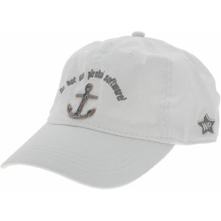 Pirated Software White Adjustable Hat