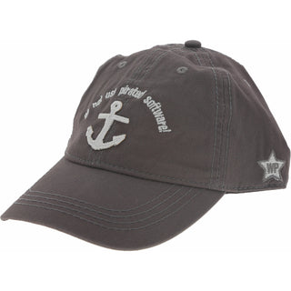 Pirated Software Dark Gray Adjustable Hat