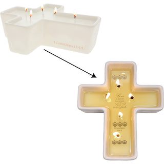 Love 12 oz - 100% Soy Wax Reveal 5 Wick Candle Scent: Saddle