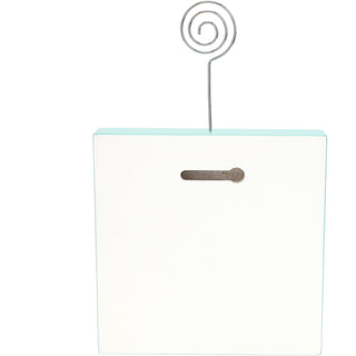 Welcome 5" MDF Plaque with Photo Clip