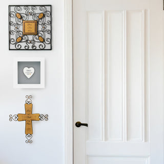 Love and Faith 9" Wall Hanging Cross