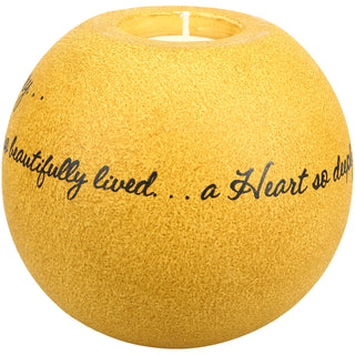 In Memory 5" Round Candle Holder