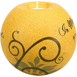 In Memory 5" Round Candle Holder