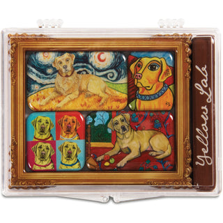 Yellow Lab 3.125" x 4.125" Magnet Set