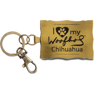 Chihuahua Woofhol - 2" x 2.75" Keychain