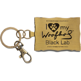 Black Lab Woofhol - 2" x 2.75" Warhol Dog Keychain