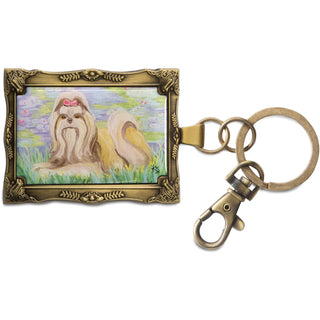 Shih Tzu - Bonet 2" x 2.75" Keychain