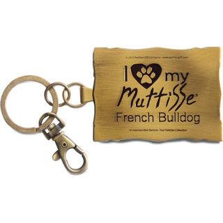 French Bulldog - Muttisse 2" x 2.75" Keychain