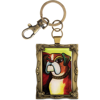 Boxer Pawcasso - 2" x 2.75" Keychain