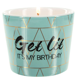 Get Lit 8 oz Soy Wax Candle Scent: Tranquility