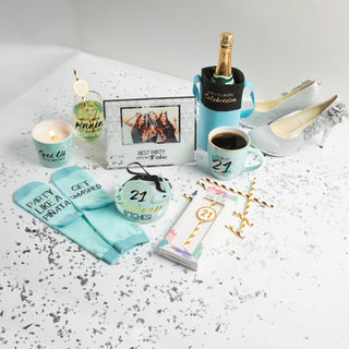 Celebration Canvas Bottle Gift Bag