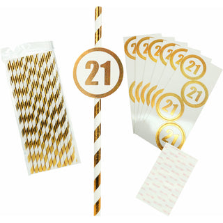 21 24 Pack Party Straws