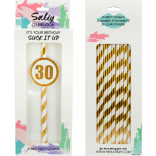 30 24 Pack Party Straws